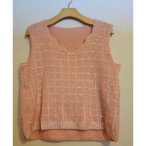 VNT sequenced pink women's vest